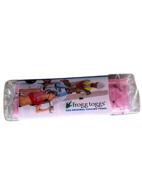 Frogg Toggs The Original Cooling Towel Chilly Pad-33"x13"-Pink-NEW